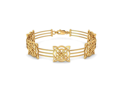 Gold Plated Womens Bracelet